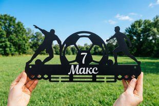 Медальниця 38х19 см. іменна для футболіста 2935047456 фото